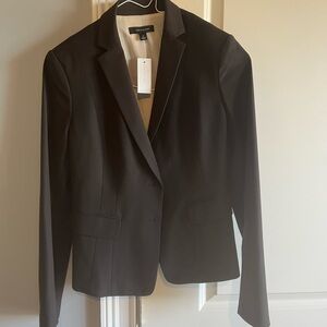 Ann Taylor Brown Women's Two-Button Tailored Blazer